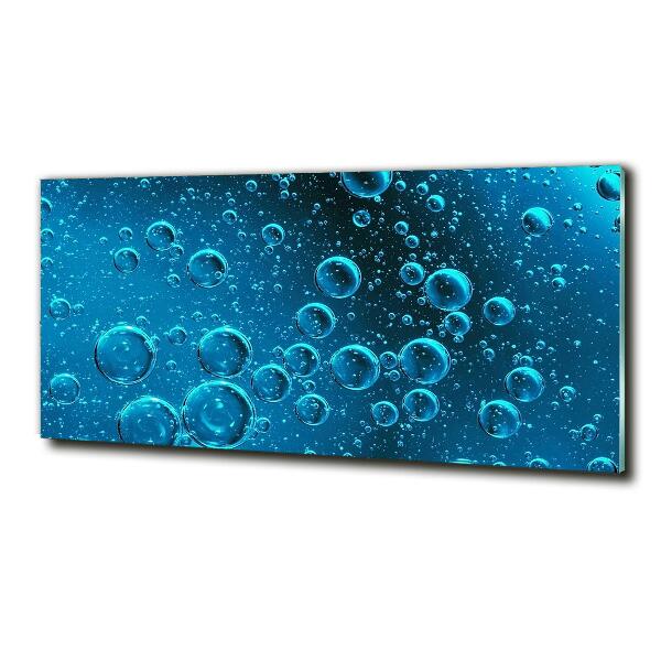 Quadro in vetro Bolle sott'acqua