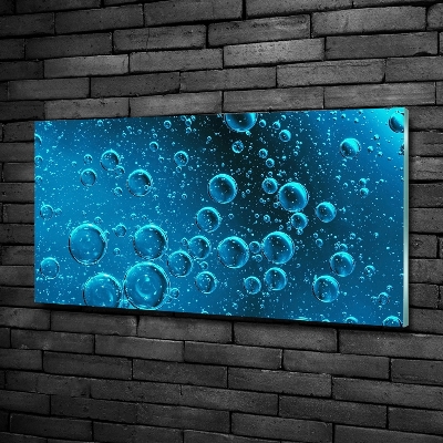 Quadro in vetro Bolle sott'acqua