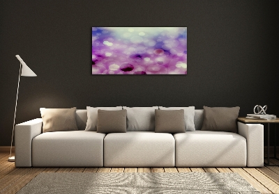 Quadro su vetro Ruote viola