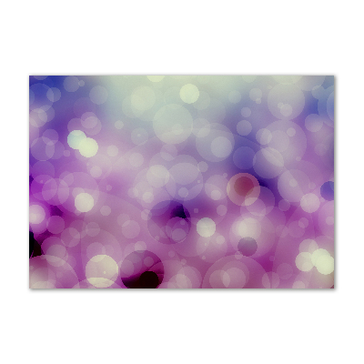 Quadro su vetro Ruote viola