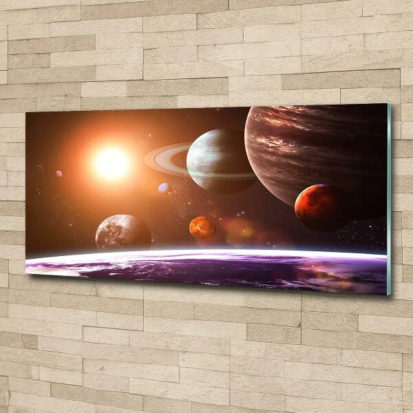 Quadro vetro Sistema solare