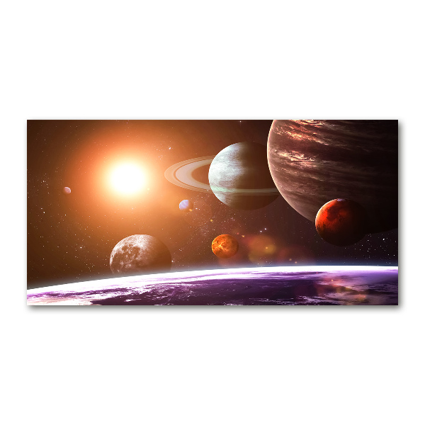 Quadro vetro Sistema solare