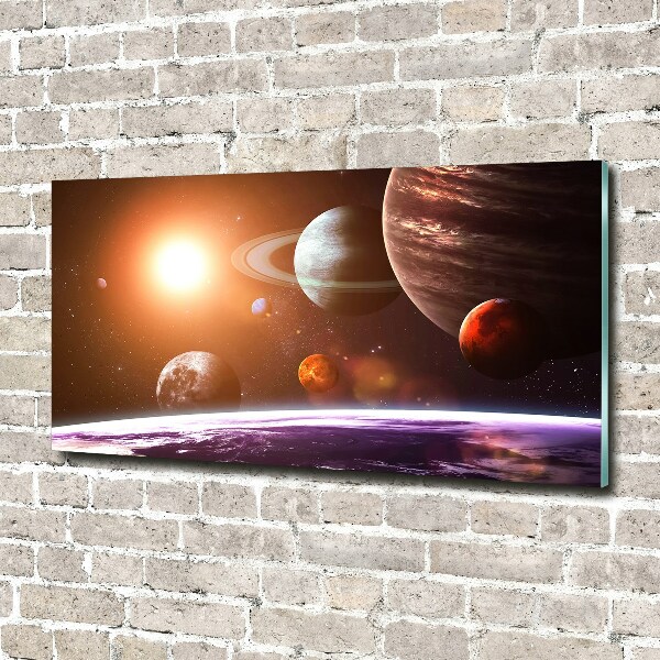 Quadro vetro Sistema solare