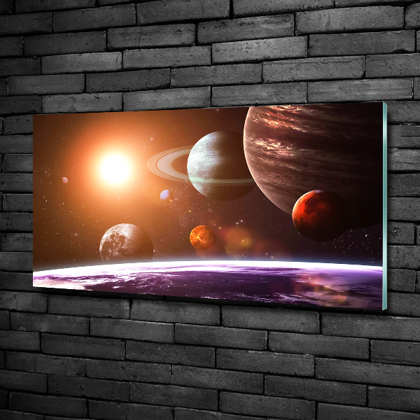 Quadro vetro Sistema solare