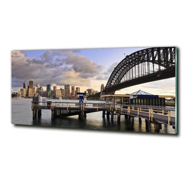 Quadro su vetro Ponte di Sydney