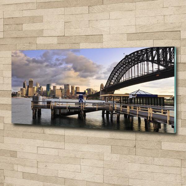 Quadro su vetro Ponte di Sydney