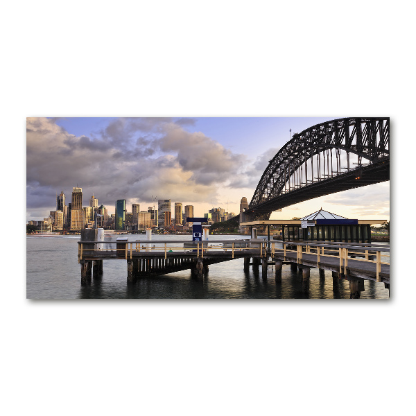 Quadro su vetro Ponte di Sydney