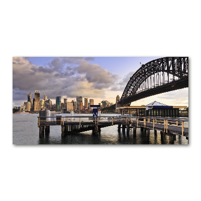 Quadro su vetro Ponte di Sydney