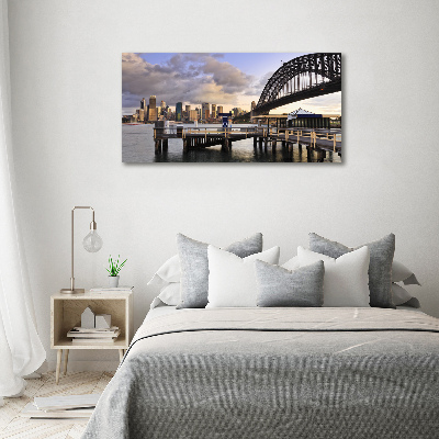 Quadro su vetro Ponte di Sydney
