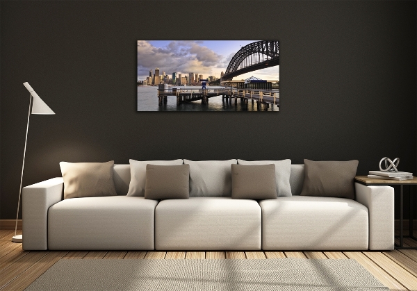 Quadro su vetro Ponte di Sydney