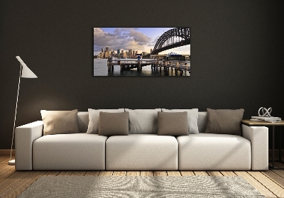 Quadro su vetro Ponte di Sydney