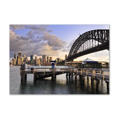 Quadro su vetro Ponte di Sydney
