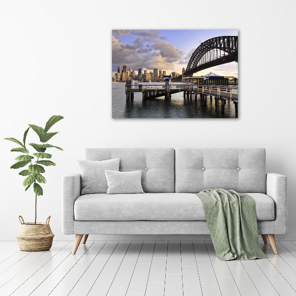Quadro su vetro Ponte di Sydney