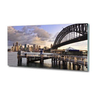 Quadro su vetro Ponte di Sydney