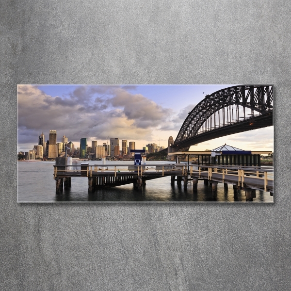 Quadro su vetro Ponte di Sydney