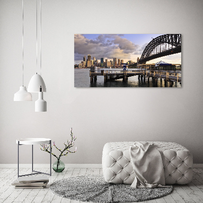 Quadro su vetro Ponte di Sydney