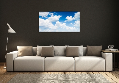 Quadro vetro Nuvole nel cielo