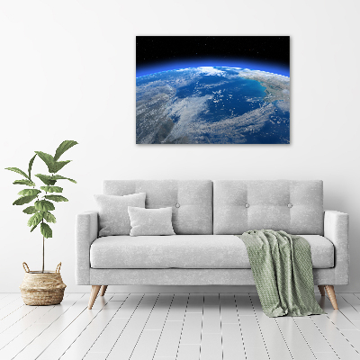 Quadro su vetro Pianeta Terra