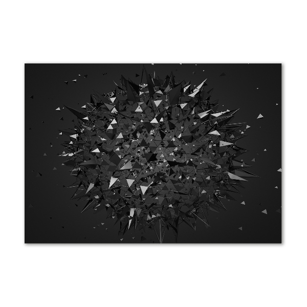 Quadro in vetro Astrazione 3D