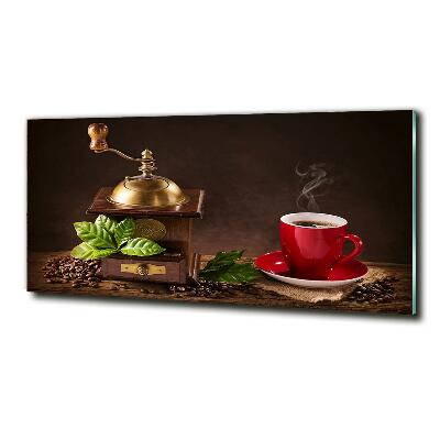 Quadro vetro Caffè e macinacaffè