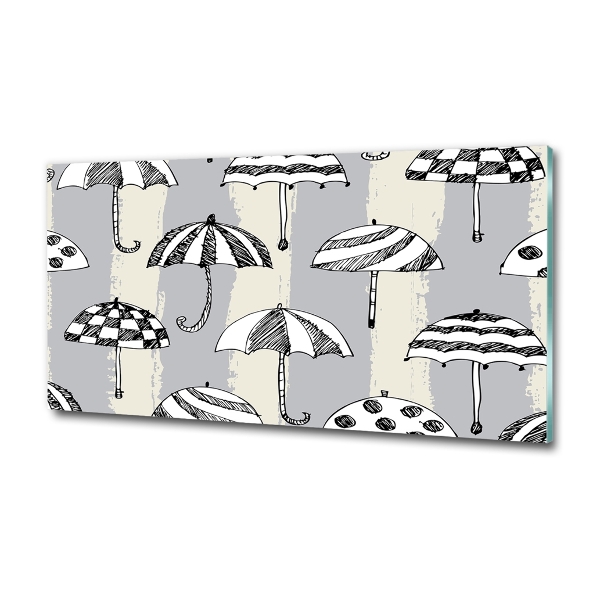 Quadro su vetro Ombrelli