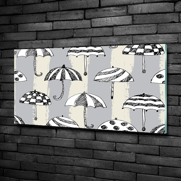 Quadro su vetro Ombrelli