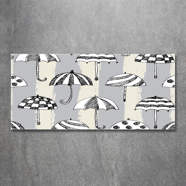 Quadro su vetro Ombrelli
