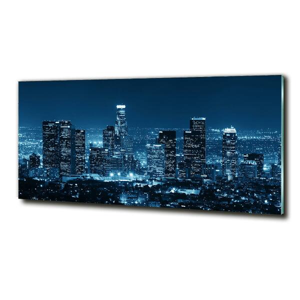 Quadro in vetro Los Angeles di notte