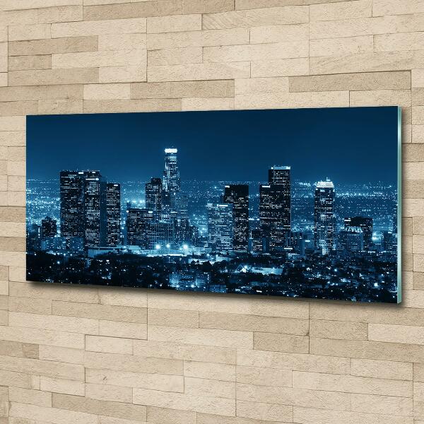 Quadro in vetro Los Angeles di notte
