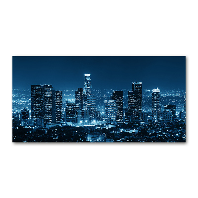 Quadro in vetro Los Angeles di notte