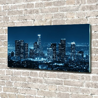 Quadro in vetro Los Angeles di notte