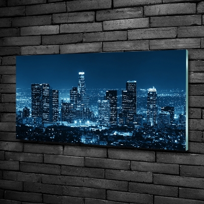 Quadro in vetro Los Angeles di notte