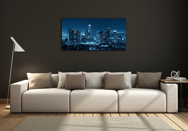 Quadro in vetro Los Angeles di notte