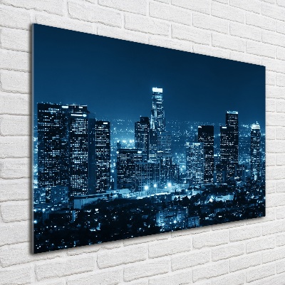 Quadro in vetro Los Angeles di notte