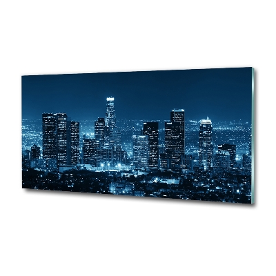 Quadro in vetro Los Angeles di notte