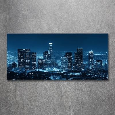 Quadro in vetro Los Angeles di notte