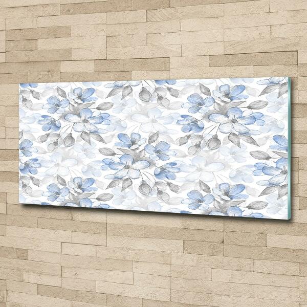 Quadro su vetro Fiori delicati