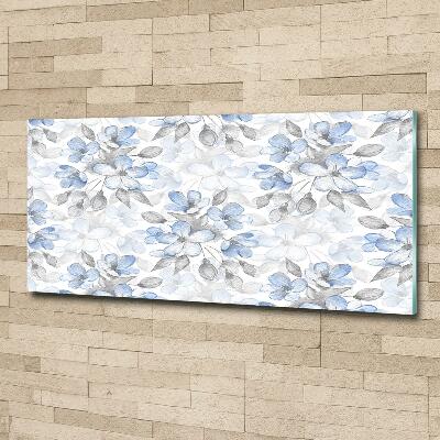 Quadro su vetro Fiori delicati