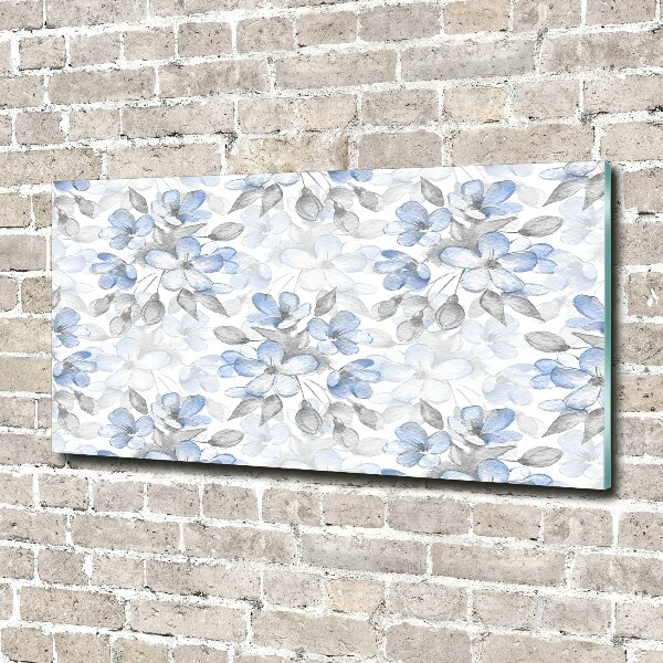 Quadro su vetro Fiori delicati