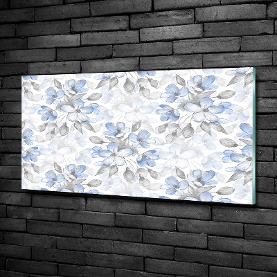 Quadro su vetro Fiori delicati