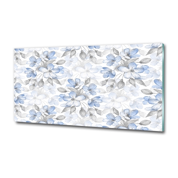 Quadro su vetro Fiori delicati