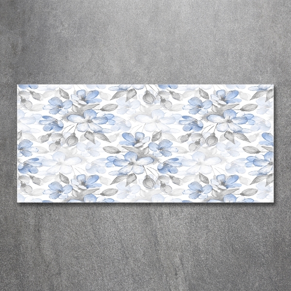 Quadro su vetro Fiori delicati