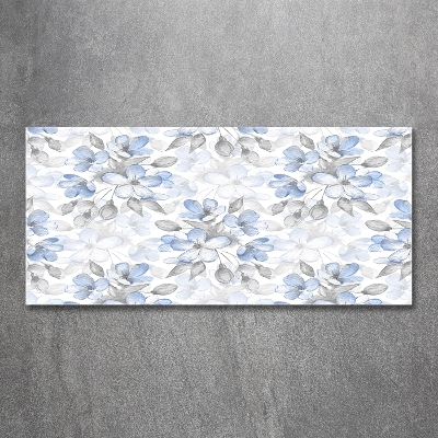 Quadro su vetro Fiori delicati