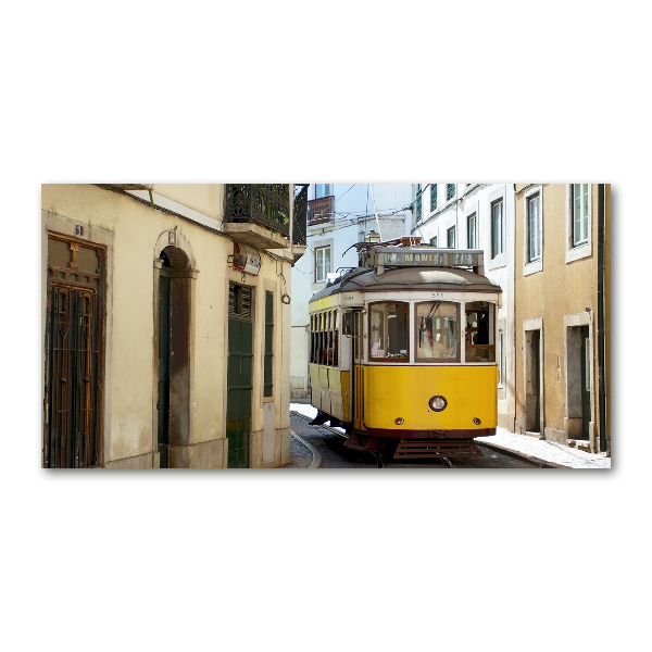 Quadro su vetro Tram da Lisbona