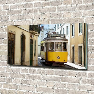 Quadro su vetro Tram da Lisbona