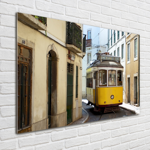 Quadro su vetro Tram da Lisbona