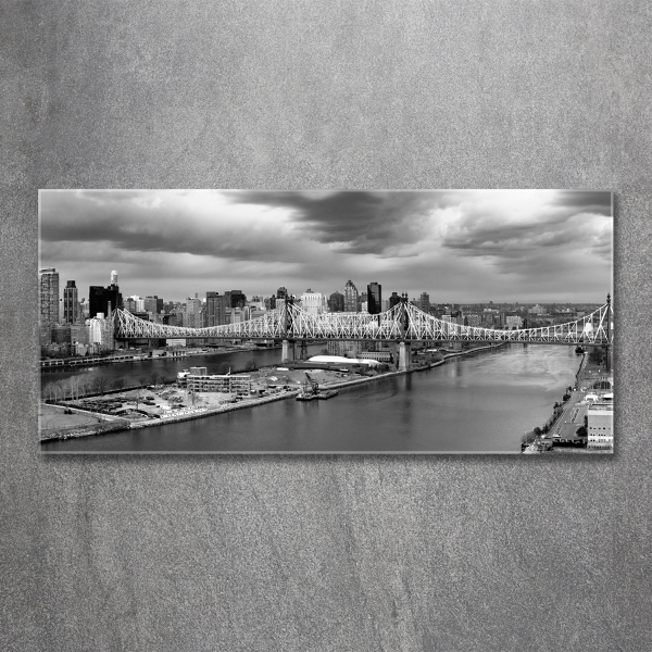 Quadro su vetro New York