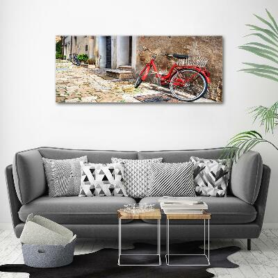 Quadro su vetro Bicicletta rossa