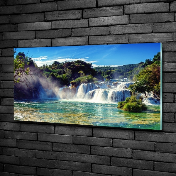 Quadro in verde Cascate di Krka