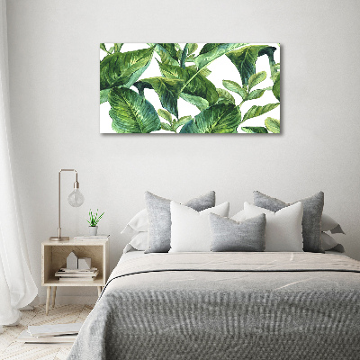 Quadro in verde Foglie